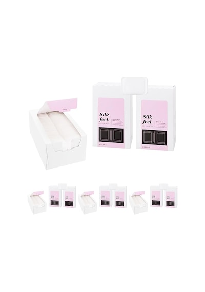 Yumuşak Makyaj Temizleme Pamuğu Silk Feel Cotton Puff 80adet