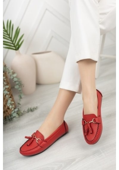 Khayt Tassel Casual Günlük Kadın Babet Ayakkabı