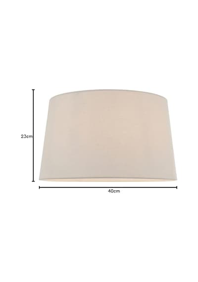 Konik Abajur Lambader Başlığı 35cmx40cm Yükseklik 23cm Bej Diğer