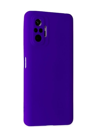 Xiaomi Redmi Note 10 Pro Kılıf Nano İçi Kadife Silikon - Mor 0.2M-Çok Renkli