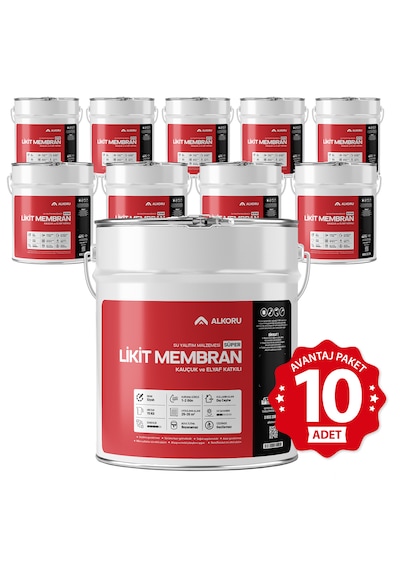 Alkoru 10 Adet 15 Kg Süper Likit Membran