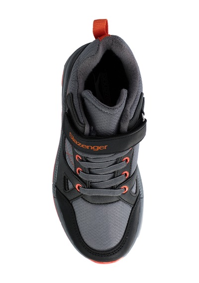 Slazenger Kesha In Unisex Çocuk Cırt Cırtlı Füme / Turuncu Bot Füme / Turuncu