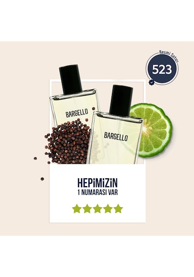 Bargello 523 Oryantal Erkek Parfüm EDP 2 x 50 ML