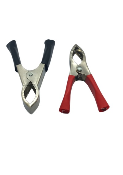 Akü Maşası Mini 7 Cm Siyah Kırmızı