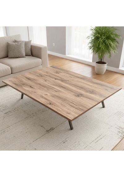 Ratemo Katlanır Metal Ayaklı Yer Sofrası 89x119 Cm Modern Dikdörtgen Çok Amaçlı Masa Ceviz Ratemo Katlanır Metal Ayaklı Yer Sofrası 89x119 Cm Modern Dikdörtgen Çok Amaçlı Masa Ceviz