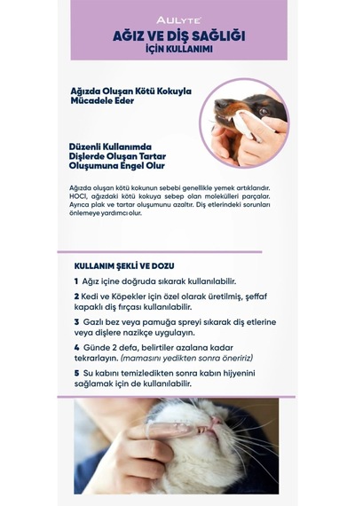 Kedi Köpek Göz, Kulak, Çene, Ağız Bakım Spreyi