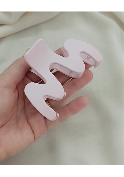 Mandal Toka Saç Aksesuarı 9 Cm İthal Ürün Saç Tokası Renk Açık Pembe 23469460