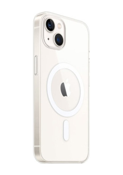 Apple iPhone Uyumlu 14 Kılıf Magneticsafe Şeffaf Silikon - Şeffaf Bzsxx00 1