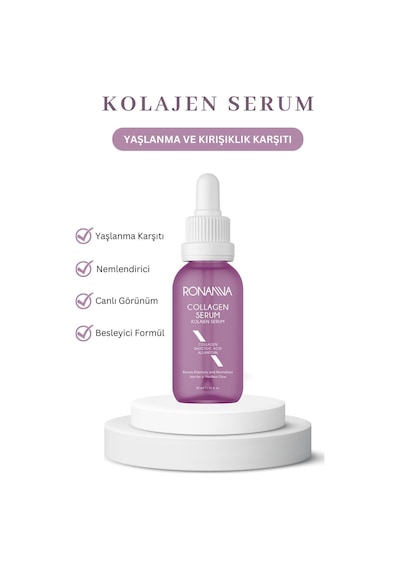 Ronanna Kolajen Serum - Botox Etkili, Allantoin, Salisilik Asit, Hyalüronik Asit - 30ml
