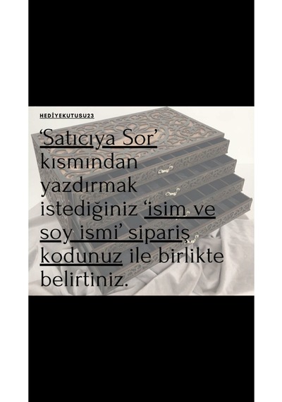 Tesbih Kutusu Kişiye Özel Ahşap Kutu Tespih Koleksiyon Kutusu Hediye Kutusu 40 Tesbihlik