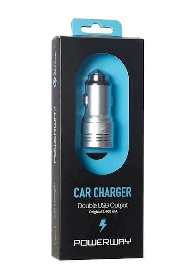 Powerway X-633 Çift Usb'li 3.1 Amper Metal Çakmaklık Araç Şarj Cihazı Diğer