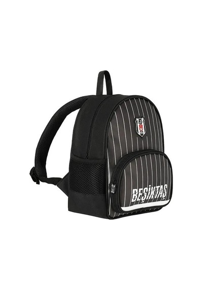 Beşiktaş Anaokul Sırt Çantası Beşiktaş İnce Çubuk Desenli Suni Deri 253537 Desenli