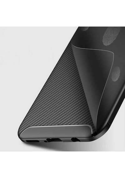 Huawei Honor Play Kılıf Zore Negro Silikon Kapak Siyah