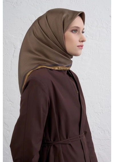 Armine Nostalji Serisi Sura İpek Eşarp 9401ds 08-gold