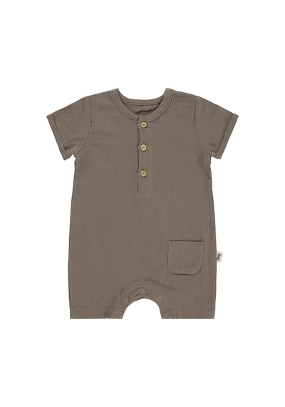 Civil Baby Müslin 6-18 Ay Tulum - Kahverengi Acı Kahverengi