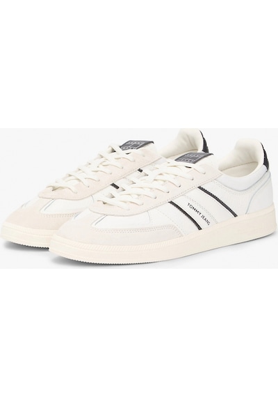Tommy Hilfiger The Greenwich Edge Karışık Dokulu Erkek Beyaz Sneaker Em0em016720k9 Beyaz