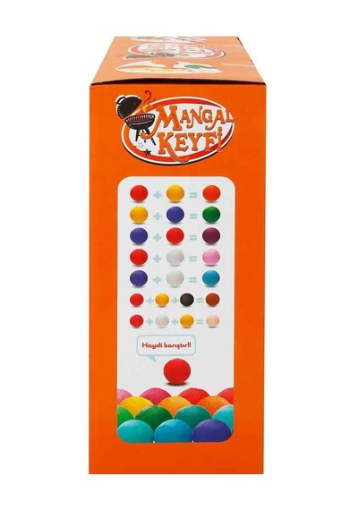 Sunman 2052 Oyun Hamuru 4x50gr Set Mangal Keyfi Çok  Renkli