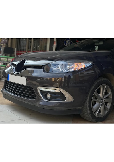 Renault Fluence Uyumlu Body Kit Ön Tampon Eki Kırılmaz Yumuşak Lip Mat Siyah