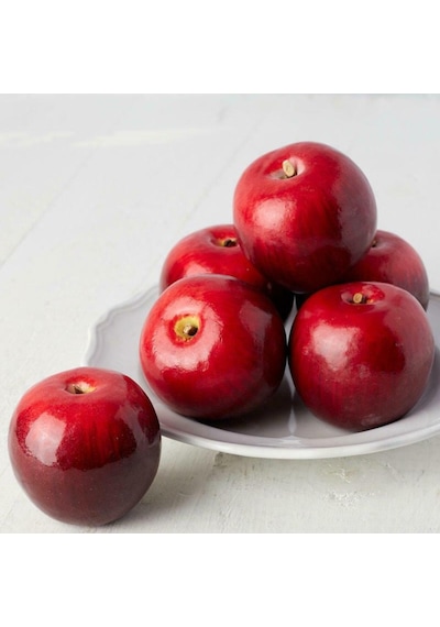 Yapay Kırmızı Elma 6 Lı Paket Yapay Meyve