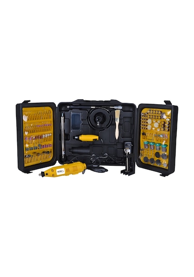 Pro Staxx 450W Devir Gravür Oyma Seti 405 Pcs Çantalı