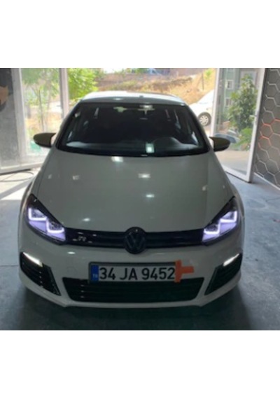Vw Golf 6 2008-2012 Batman Yarasa Ayna Kapağı Piano Black Abs