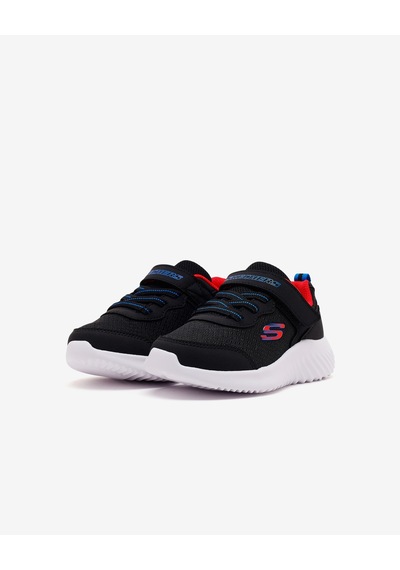 Skechers Bounder Techrox Küçük Erkek Çocuk Siyah Spor Ayakkabı 403906n Blk