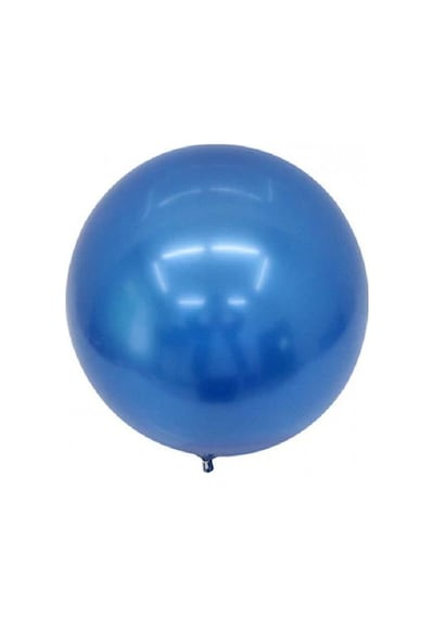Bobo 24 İnch Mavi Balon Büyük Boy 24 İnch-61cm Karışık Renkli