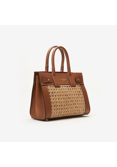 Omuz Çantası Kadın Siena Medium Bag Piumelli Milano L128 Tobacco Acı Kahverengi