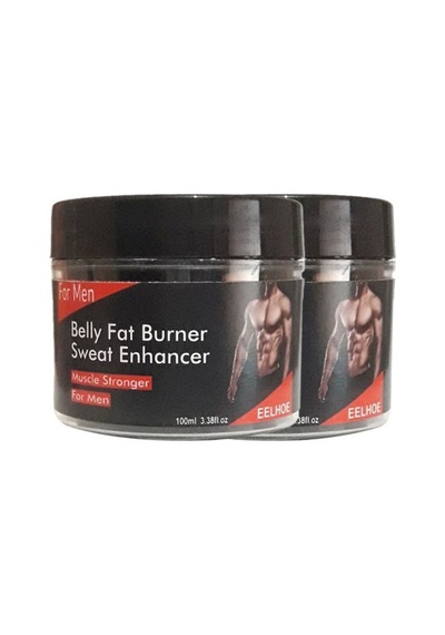Eelhoe 2li Adet Belly Fatburner Sweat Enhancer Erkeklere Özel Vücut Şekillendirici Kremi 100 Ml