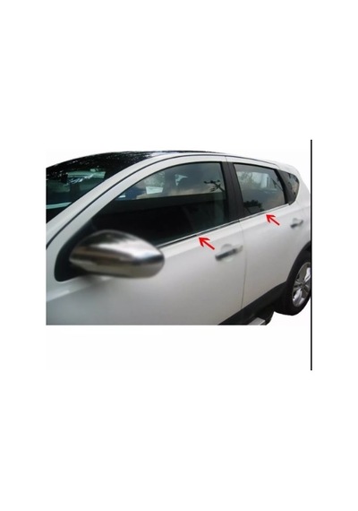 Nissan Qashqai Cam Çıtası 2010 - 2014 4 Parça Krom P.Çelik Paslan