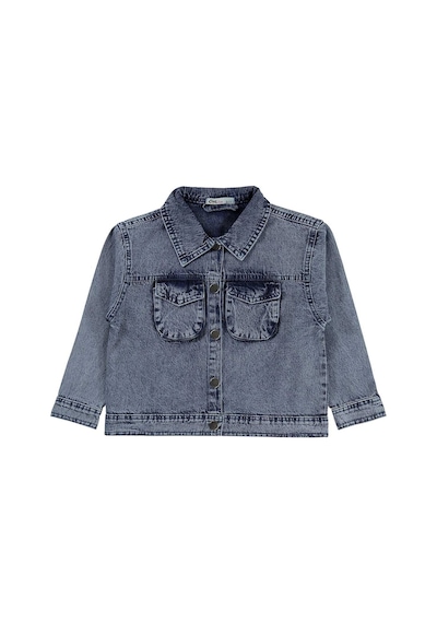 Civil Girls Torba Cepli 6-9 Yaş Ceket - Mavi