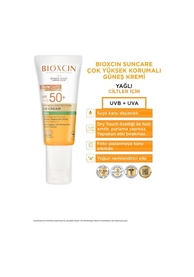 Bioxcin Suncare Kuru Yağlı Ciltler İçin Krem Spf50 50 Ml + Sprey 200 Ml - Kofre