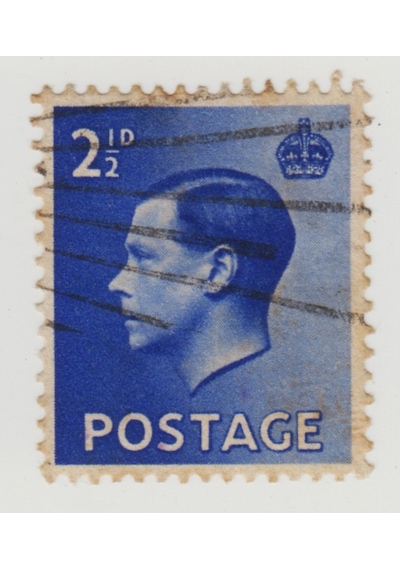 Kral 8. Edward 2,5 Penny Damgalı Pul 1936. Birleşik Krallık-ingiltere.