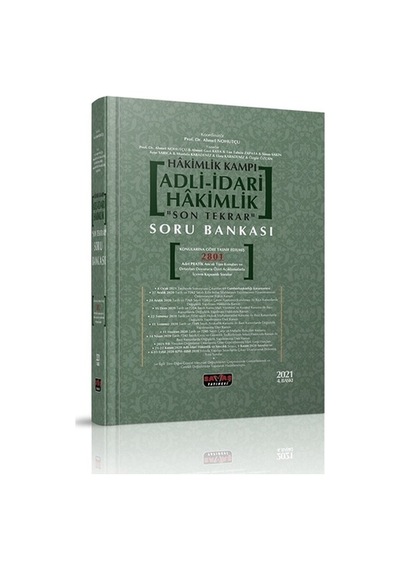 Adli İdari Hakimlik "Son Tekrar" Soru Bankası/Ahmet Nohutçu