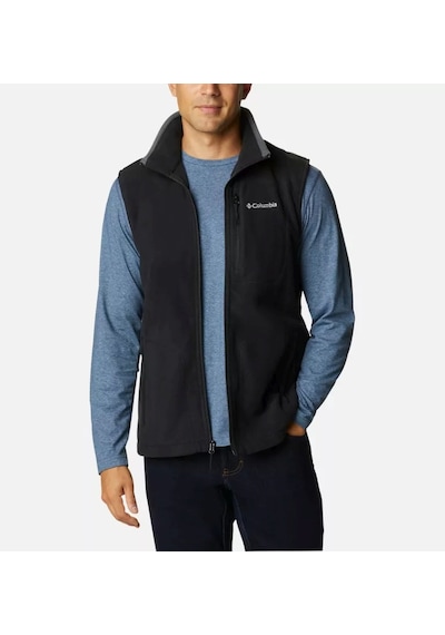 Columbia Fast Trek Fleece Vest Erkek Polar Yelek Am1056-009 Siyah
