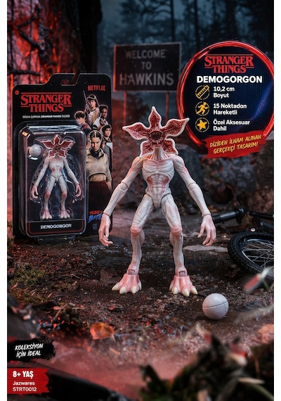 Stranger Things Demogorgon Figür 10 Cm Jazwares Hareketli Koleksiyon Oyuncak Funko Pop