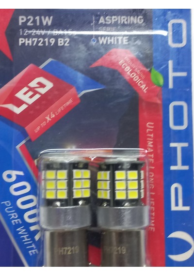 P21w Tek Duy Beyaz Led Geri Vites Oto Ampulü Photon Ph7219