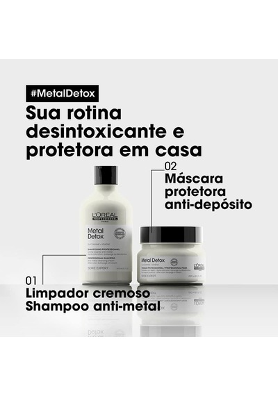 Serie Expert Metal Detox Işlem Görmüş Saçlar İçin Maske 500ml