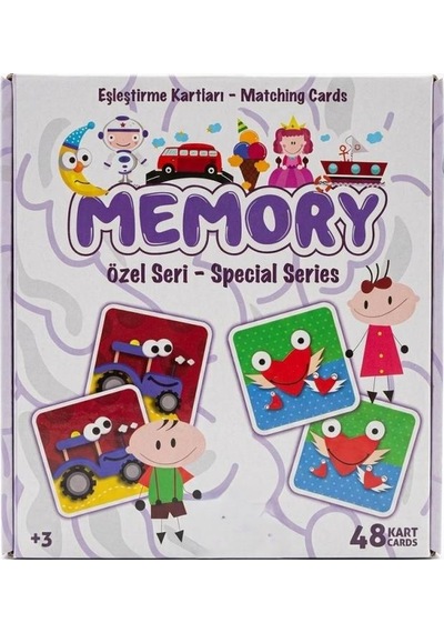 Memory Özel Seri 48 Parça Eğitici Eşleştirme Kartları Çocuk Zeka Ve Hafıza Geliştirici Oyun