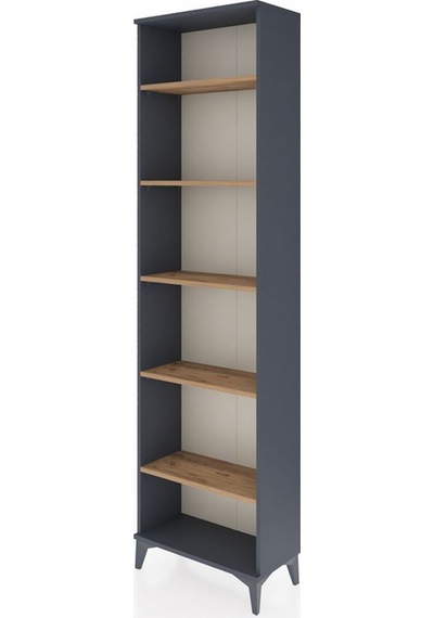 Arges Dolap 5 Raflı 60x30x221 Antrasit-çam Antrasit