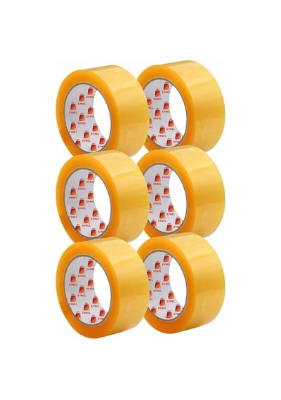 45 Mm X 100 Metre Hotmelt Koli Bandı 1. Kalite Şeffaf Renkli, Güçlü Yapışkan, Kağıda Kartona Yapışır 6 Diğer