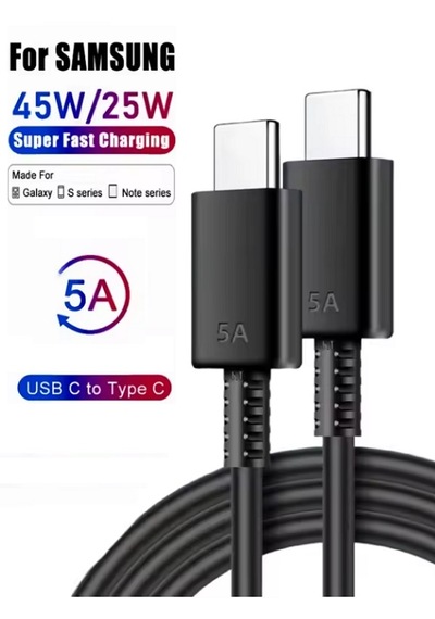 Samsung Galaxy Uyumlu 25w Pd Usb-c To Type-c Hızlı Şarj Kablosu 3.a Qualcomm -