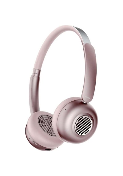 Acl Abk-12 Kablosuz Bluetooth Kulak Üstü Kulaklık Ultra Bass Metalik Görünüm Pembe