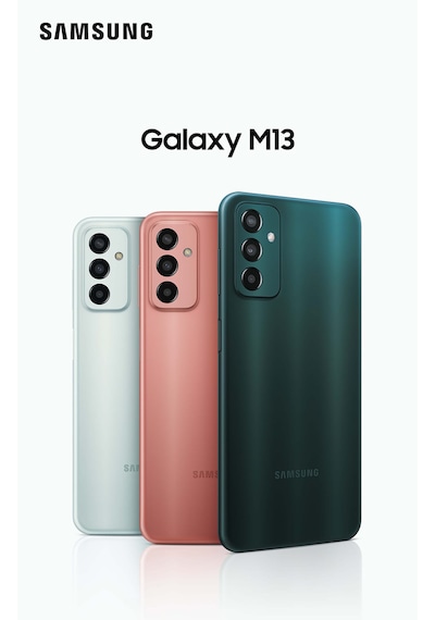 Samsung Uyumlu M13 Arka Kapak Kamera Camlı Mavi