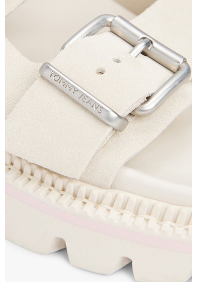 Kadın Double Strap Sandal Suede Terlik En0en02797acg Bej