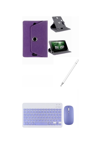 Xiaomi Pad 8 Pro 11.2'' Uyumlu Kılıf Bluetooth Klavye Dokunmatik Kalem Kılıf