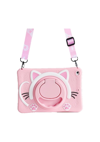 Apple Uyumlu iPad, Air 11inç M2/m3 2025-2024 Kılıf Cute Dolls Standlı Eğlenceli 3d Karekterli Çocuk Kılıfı Kılıf