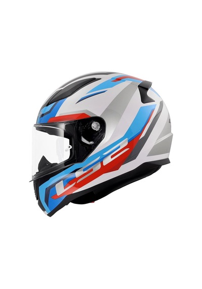 Ls2 Rapıd 2 Hyper Kapalı Kask Beyaz - Mavi - Kırmızı Diğer