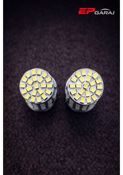S25 / 1157 50 Smd Led Ampul Beyaz Çift Duy