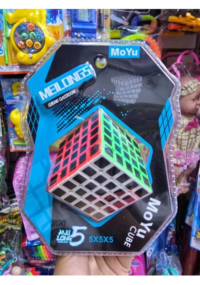 Moyu Meilong 5x5x5 Karbon Rubik Küp Profesyonel Zeka Küpü Speed Cube Bulmaca Oyunu 6x6x6 Cm